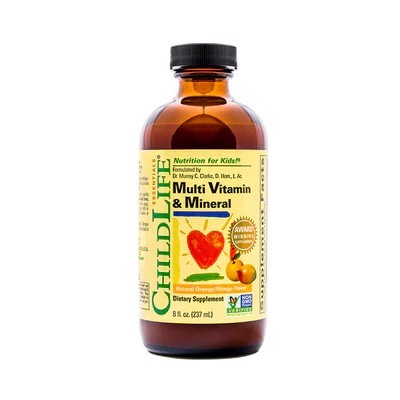 childlife multi vitamin - Vitamin tổng hợp và khoáng chất cho trẻ em ChildLife hương xoài 237ml - Tăng Đề Kháng, Giúp Bé Ăn Ngon
