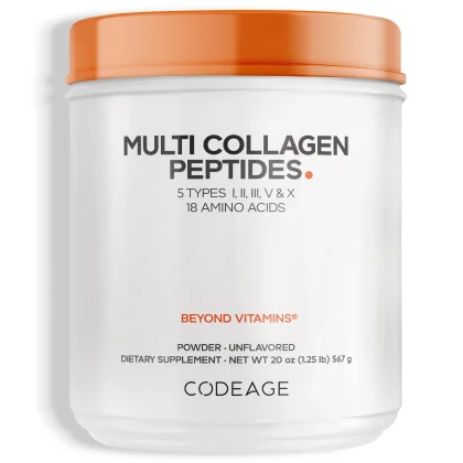 Codeage Multi Collagen - Bột Collagen Thủy Phân Codeage Multi Collagen Peptides Giúp Trẻ Hóa Làn Da Và Bổ Sung Collagen 567g