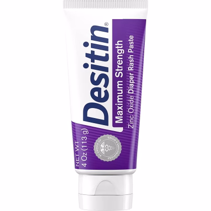 kem chống hăm tã Desitin - Kem chống hăm tã WSED Maximum Strength với 40% kẽm oxit giúp giảm và ngăn ngừa hăm tã 136g