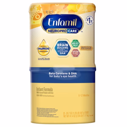 sữa Enfamil NeuroPro - Sữa công thức Enfamil NeuroPro dành cho trẻ sơ sinh (0-12 tháng), công thức tăng cường trí não DHA & MFGM, dạng bột 1174g