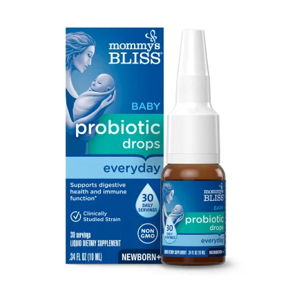 men vi sinh cho bé - Men Vi Sinh Mommy’s Bliss Baby Probiotic Drops Giảm Đầy Hơi Và Táo Bón 10ml