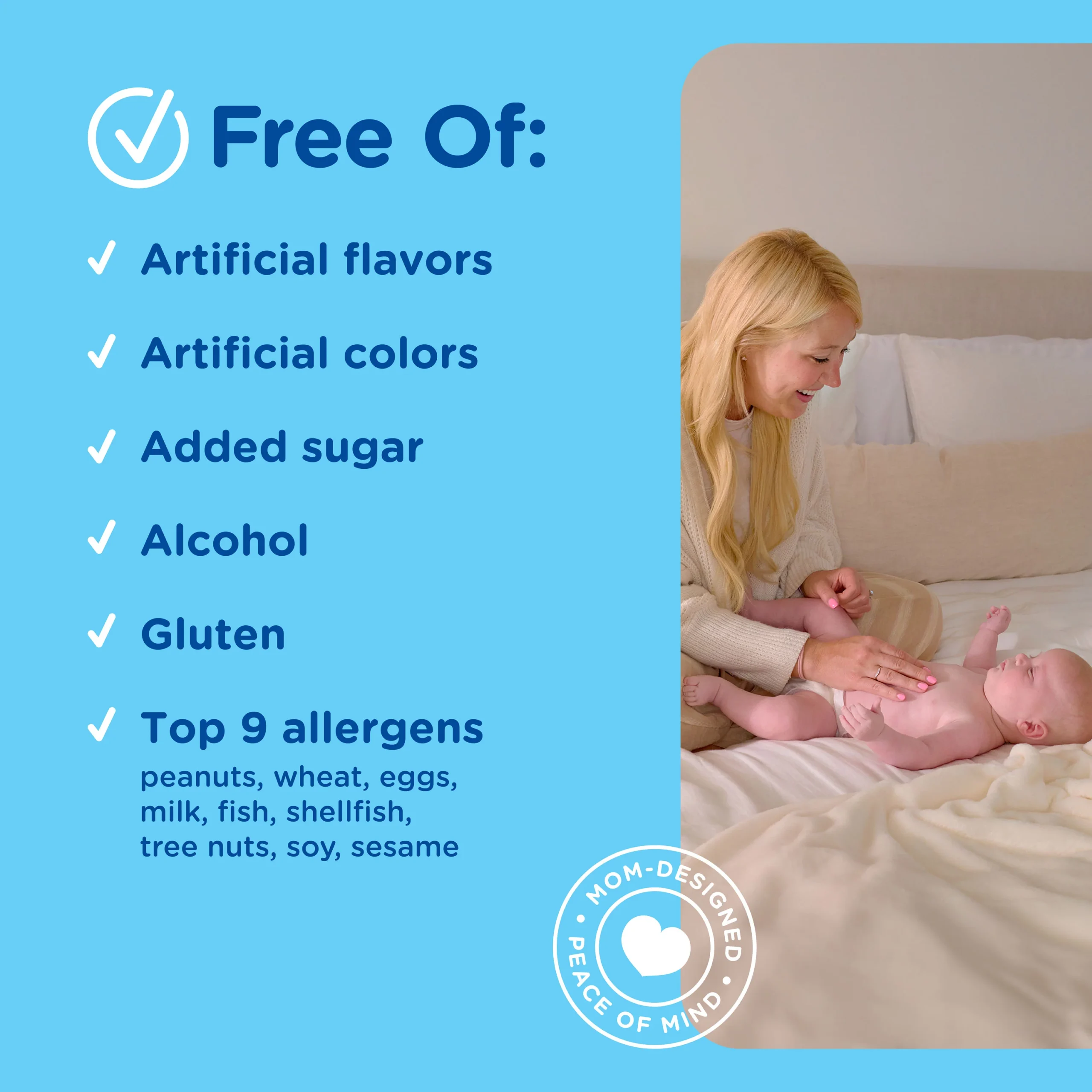 men vi sinh cho bé - Men Vi Sinh Mommy’s Bliss Baby Probiotic Drops Giảm Đầy Hơi Và Táo Bón 10ml