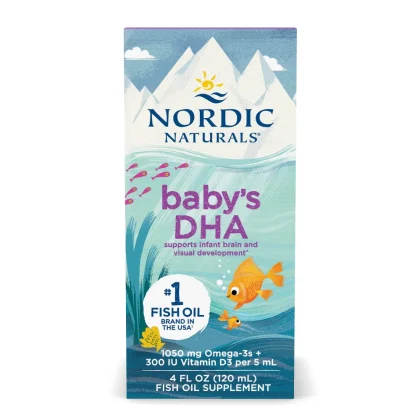 Nordic Naturals Baby's DHA - Siro Nordic Naturals Baby’s DHA - Hỗ Trợ Phát Triển Não Bộ & Thị Giác Cho Bé - Omega 3 & Vitamin D3 120ml
