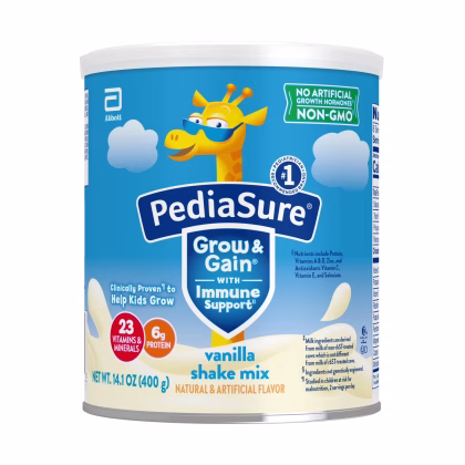 PediaSure Grow Gain - Sữa Pediasure Grow & Gain 400g, vị vani, hỗ trợ phát triển toàn diện cho bé từ 1 tuổi, Giúp Tăng Trưởng Khỏe Mạnh
