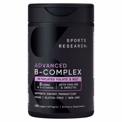 vitamin b complex sports research - Viên uống bổ sung Vitamin B Sports Research Advanced B-Complex 180 viên